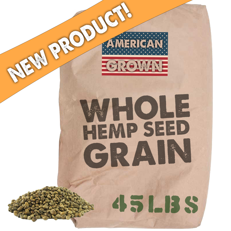 Raw Viable Hemp Seed Grain 45lb Bulk Hemp Warehouse