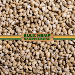 Whole Hemp Seed Grain Closeup