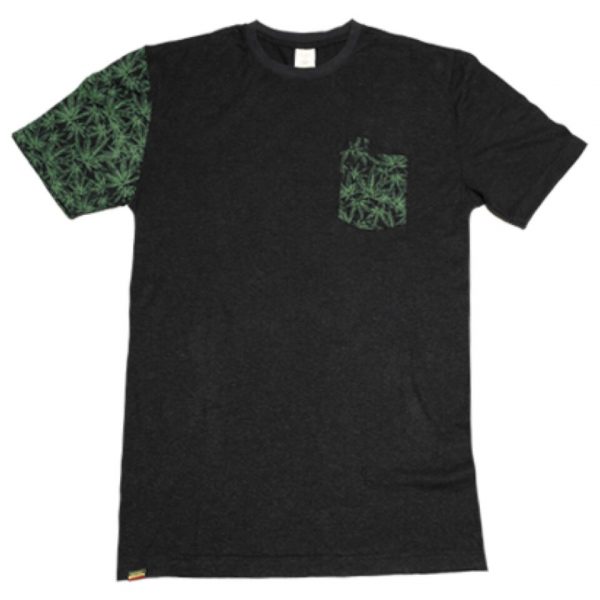 Canna Print Pocket T-shirt