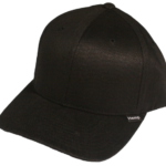 Black Hemp Hat Fitted Flex