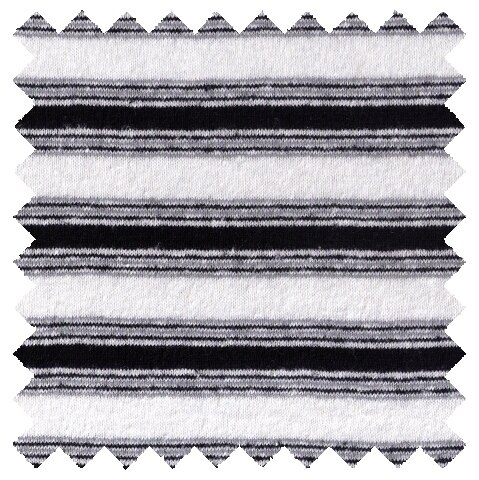 55% Hemp 45% OG Cotton Jersey Knit Fabric Stripes – 6.5oz | Per Yard 72 in Width