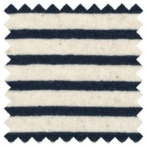 Hemp Organic Cotton Jersey Knit Fabric Stripe