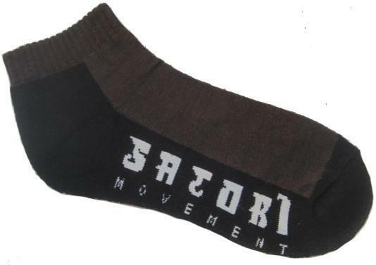 Half Link Ankle Hemp/Cotton Socks – Chocolate & Black