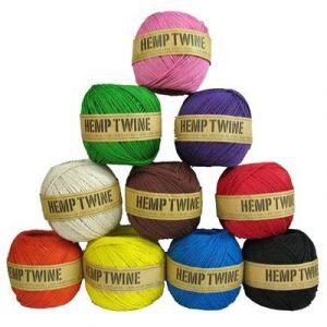 Dyed Colored Hemp Twine Ball
