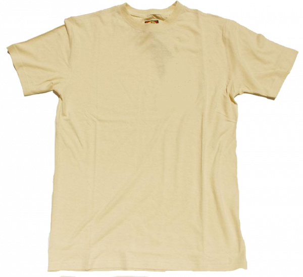 Hemp & Organic Cotton T Shirt - Natural | Bulk Hemp Warehouse
