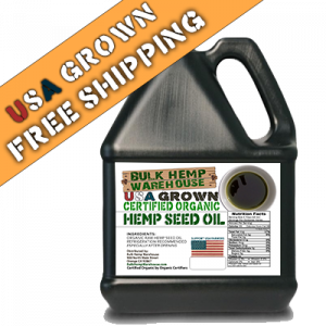 USA Organic Hemp Seed Oil - 1 Gallon