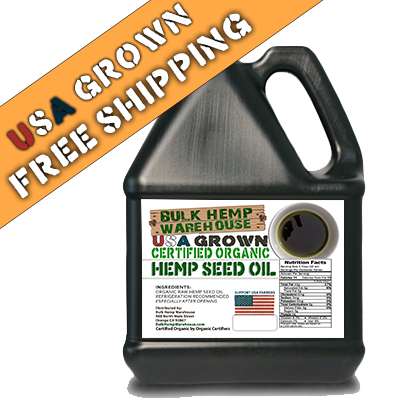 Organic Hemp Seed Oil – USA | 1 Gallon