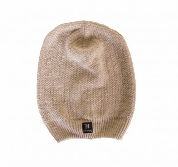 Long Hemp Natural Beanie
