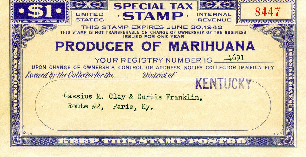 Marihuana Tax Act Stamp