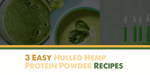 3 Easy Hulled Hemp Protein Powder Recipes