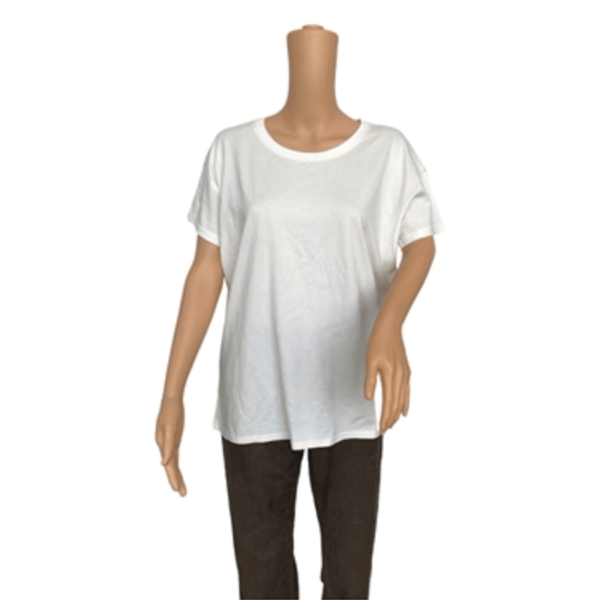Women's White Hemp Organic T-shirt