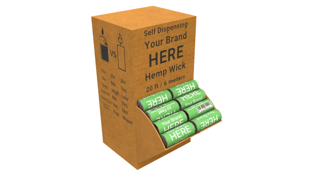 Custom Hemp Wick with Your Branding