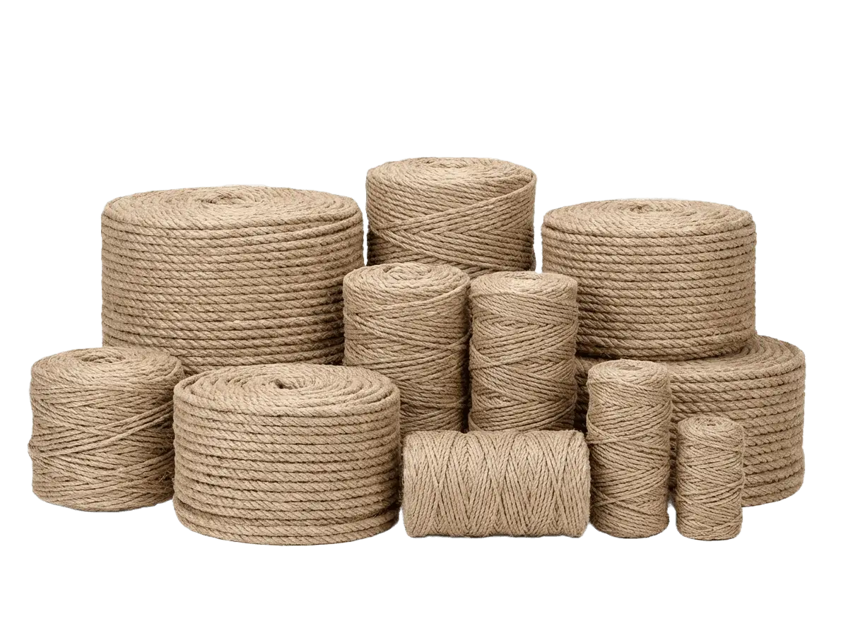 Hemp Rope Neatly Organized