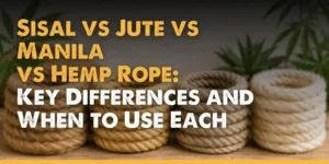 Sisal vs Jute vs Manila vs Hemp Rope