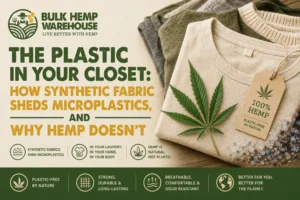 The Plastic in Your Closet: How Synthetic Fabric Sheds Microplastics, and Why Hemp Doesn't