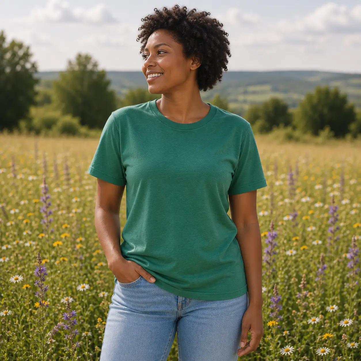 Green Hemp TShirt Unisex Green Hemp TShirt Unisex