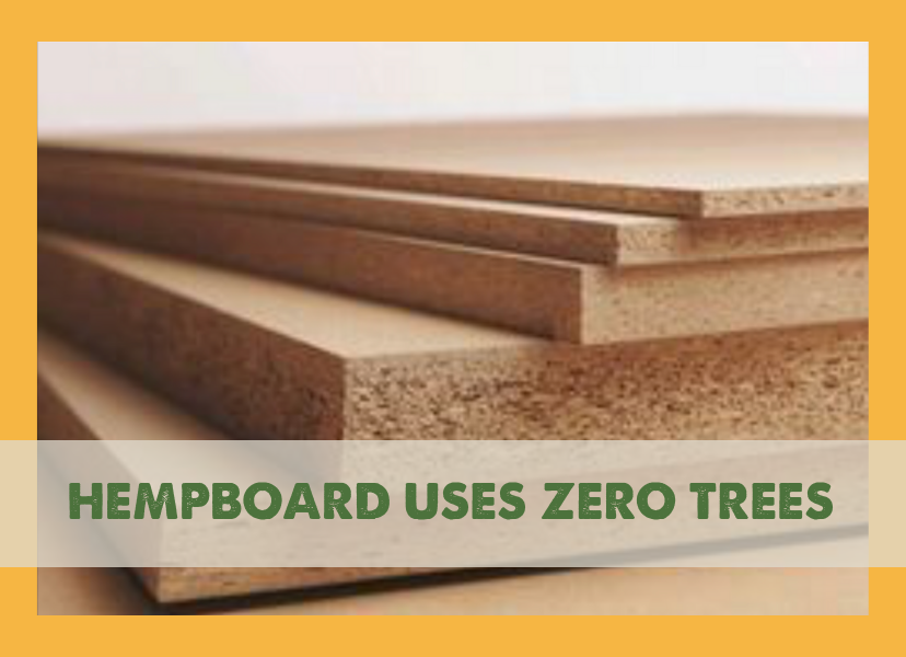 MDF Hemp Board Uses NO Trees to be Made